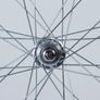Pink Bicycle Wheelset - Fixie/Singlespeed/FixedGear/Track Bike (FlipFlop Rear Hub) Sealed Bearings - Massive Discount Sale due to Cosmetic Flaws - Pink Rims with Silver Spokes and Hubs Image 6