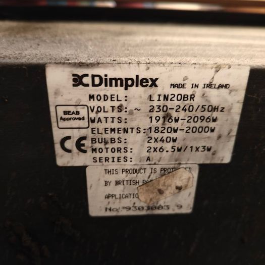 Dimplex Electric Inset Fireplace