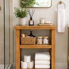 Handmade Rustic Bathroom Storage Unit