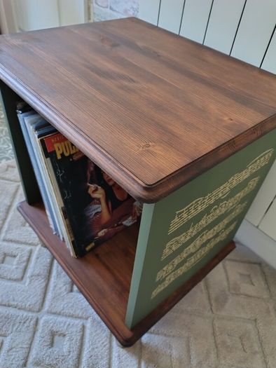 Cabinet for vinyl records storage