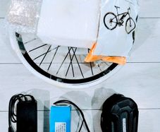 Electric bike converstion kit with battery