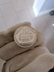 1975 Silver Proof 10 Lirot Coin