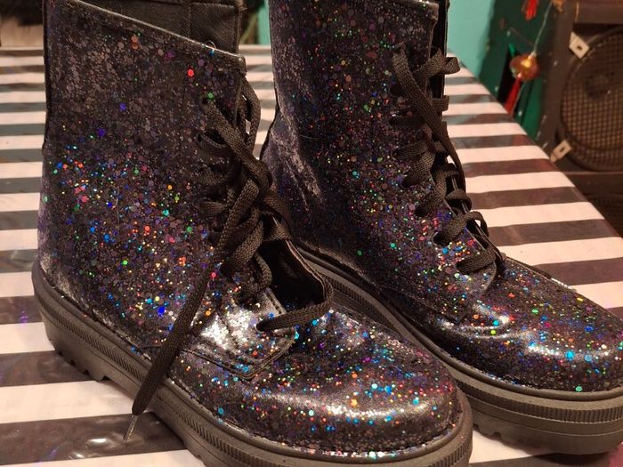 2 pairs of Customised doc style boots