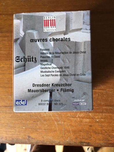 Heinrich Schutz - Dresden Kreuzchor: Choral Works