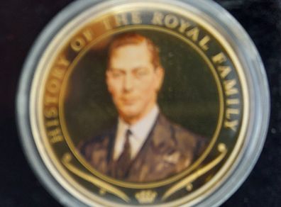 England  2010 George 6th Commerative Coin Uncirclated condition
