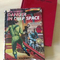 Tom Corbett Danger in Deep Space ! 1953 ! by Carey Rockwell, Illustrations by Louis Glanzman !
