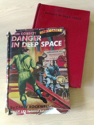 Tom Corbett Danger in Deep Space ! 1953 ! by Carey Rockwell, Illustrations by Louis Glanzman !