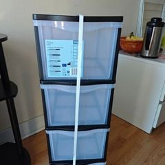 4 drawer storage unit