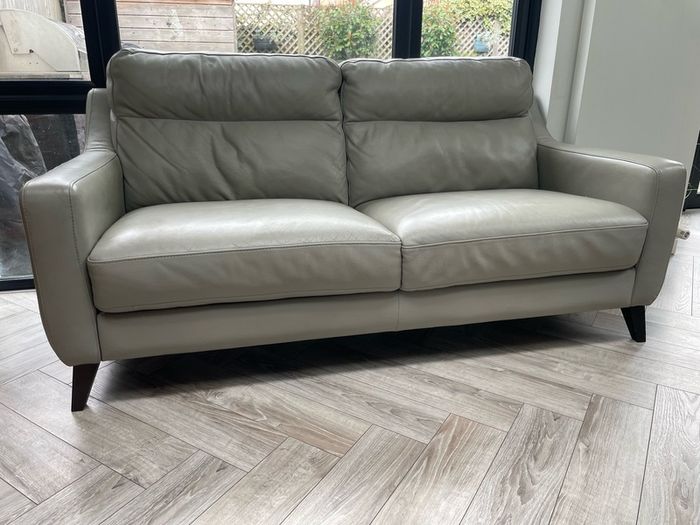 Italian leather 3 Seater Couch