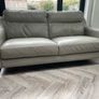 Italian leather 3 Seater Couch Image 2
