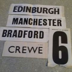 BR railway parcel coach labels (FREEPOST)