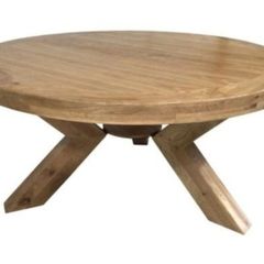 oak round table