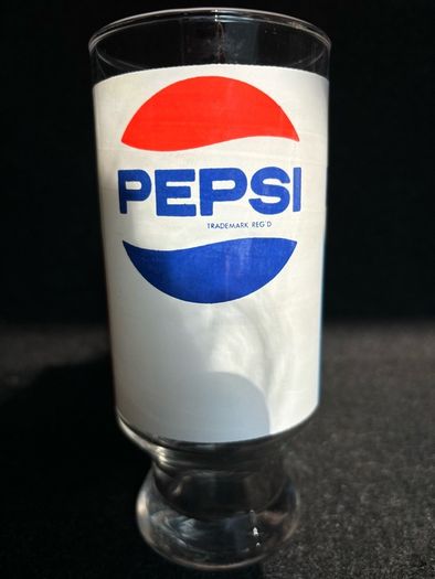 Vintage Pepsi Cola Glass