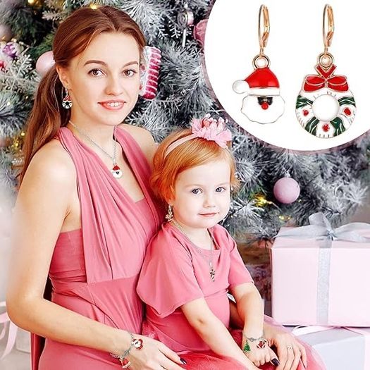 50pcs Christmas Charms Cute Alloy Christmas Pendant Reindeer Snowman jewelry Charm for DIY Necklace Bracelet