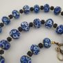 Antique Venetian Style Thousand Eyes Glass Beaded Necklace Image 8