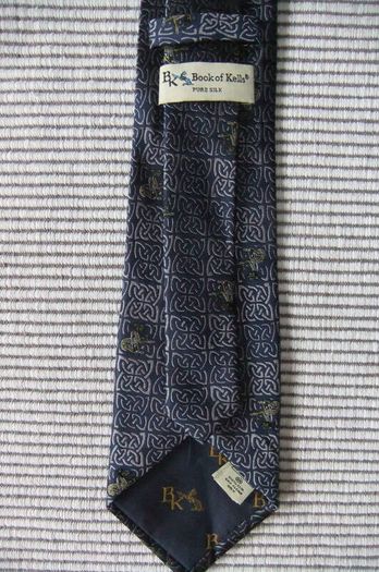 Book Of Kells Silk Tie. Traditional Crafts.  New