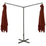 Double Parasol with Steel Pole Terracotta 600x300 cm Image 5