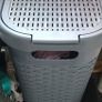 2 laundry baskets/ 2 big boxes/ 1 large floor cushion Image 3