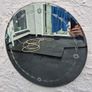Vintage Art Deco circular etched design 1930s Mirror Image 6