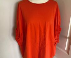 Long orange top Zara / suit 12-14