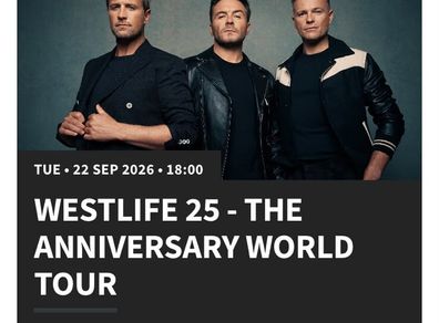 Westlife tickets