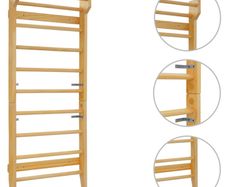 Wall Bar 80x15.8x195 cm Wood