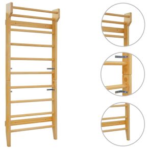 Wall Bar 80x15.8x195 cm Wood