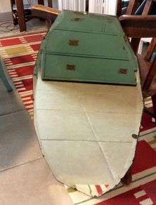 Art Deco Oval Mirror