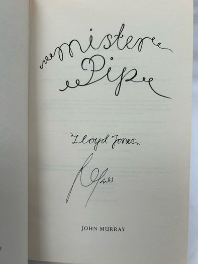 SIGNED Lloyd Jones Mister Pip UK Hardcover Booker Prize Shortlisted Novel VG