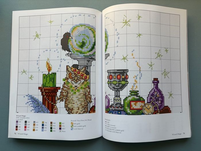 Magical Cross Stitch - 25 Fantasy Designs Pattern Craft Book