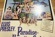 Rare Genuine Elvis Memorabilia - Poster from his film - Paradise Hawaiian Style