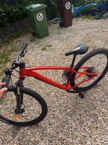 ROCKRIDER 29" Touring Mountain Bike Expl 500 - Red
