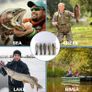 Fishing Lures Life-like pike lures,trout lures for freshwater salt water, sea fishing tackle baits, 5pcs 4.3 inch big fishing spinners lure kit Image 2