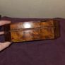 Vintage hand made Thuya Burl Wood Jewellery Box Image 8
