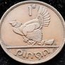 [#95] - Ireland 1940 | Irish 1d | Irish 1 Penny | Hen and Chicks | KM.11 | High Grade Image 2