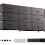 Fabric Chest of Drawers - 9 Drawers Large TV Stand for 43-65 Image 8