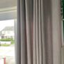 Grey eyelet curtains Image 2