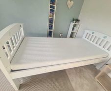 2 x White Single bed frames available