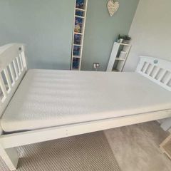 2 x White Single bed frames available