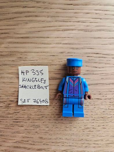 lego hp335 kingslet shacklebolt, set 76408
