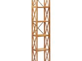 6-Tier Shelf 40x30x205 cm Solid Oak Wood