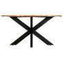 Dining Table Round 150x76 cm Solid Mango Wood Image 10