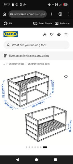 Ikea Kura bed (no mattress) FREE