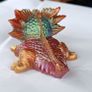 Handmade Iridescent Resin Dragon Figurine Image 5
