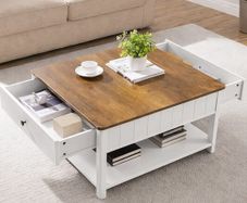 Coffee table with 2 drawers FREE DELIVERY