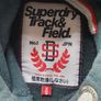 superdry hoodie size xs 19" pit to pit blue like new condition Image 9