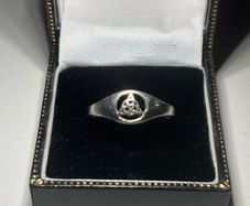 Sterling Silver Celtic Trinity Knot Ring size T