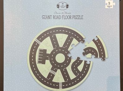 Giant Road Floor Puzzle - 90cm Diameter