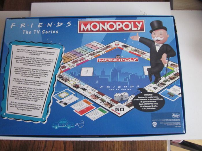 Monopoly Friends The TV series Board Game
