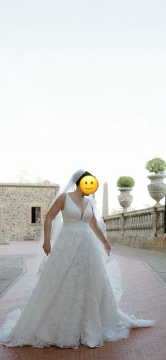 8321 by Monica Loretti Wedding Dress UK size 12